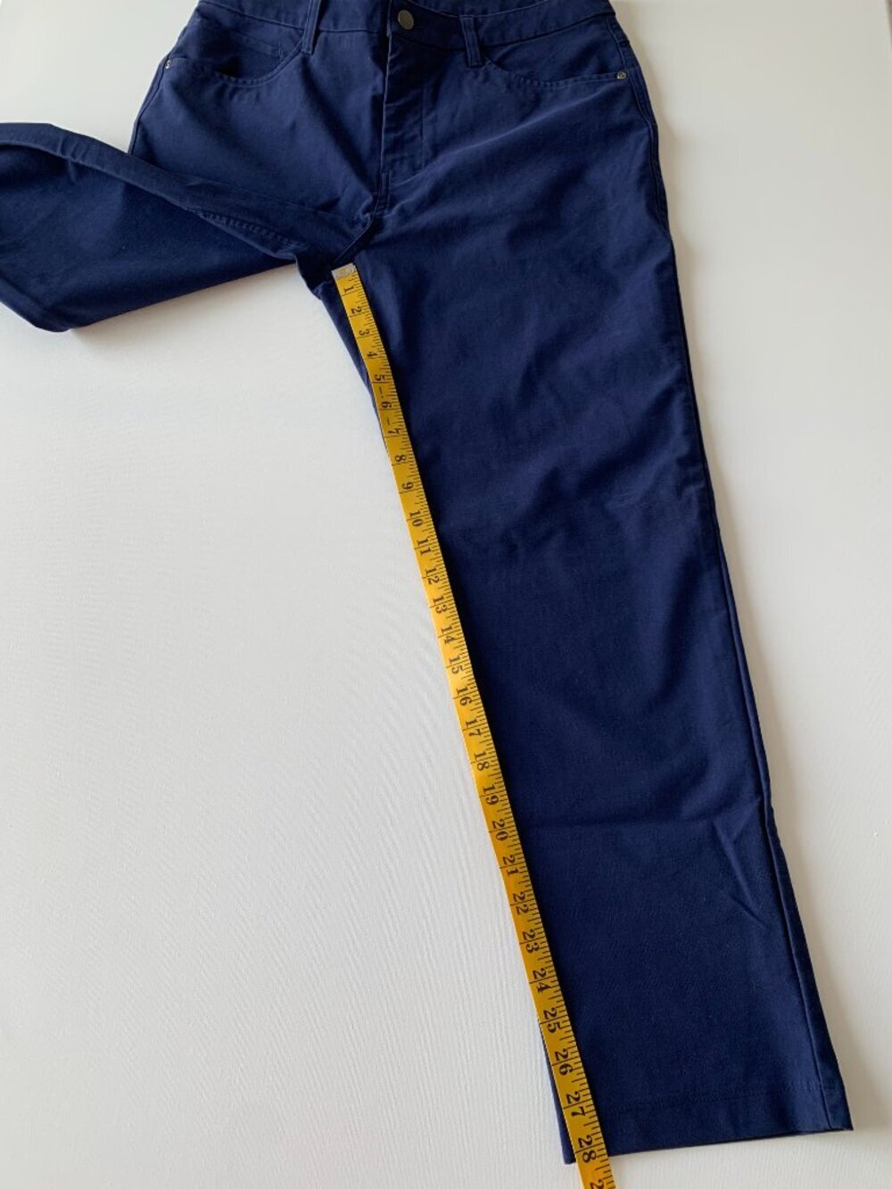 Lululemon Men's Canvas Navy Blue Casual Pants size 32 Inseam 28 - Picture 4 of 12